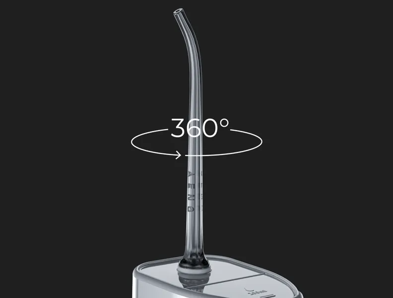 Maneuverability - 360° rotating nozzle