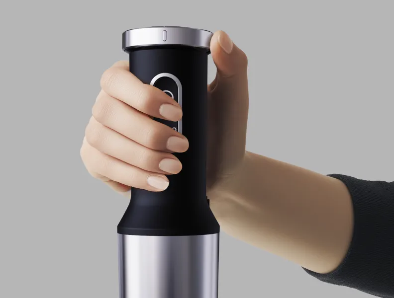 Comfortable grip, non-slip coating