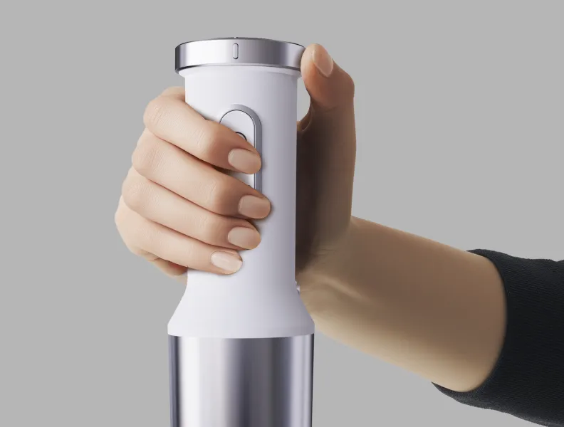 Comfortable grip, non-slip coating