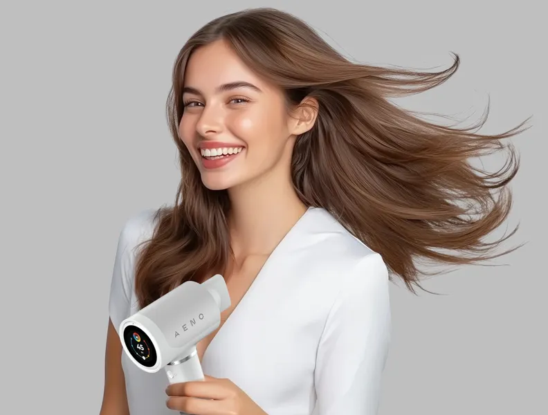 Fast drying: powerful airflow