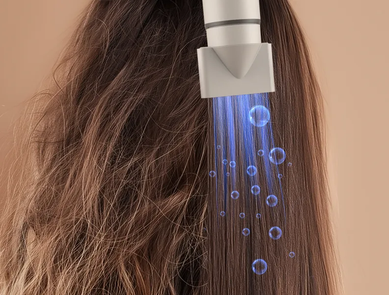 Ionization: reduces frizz & enhances shine