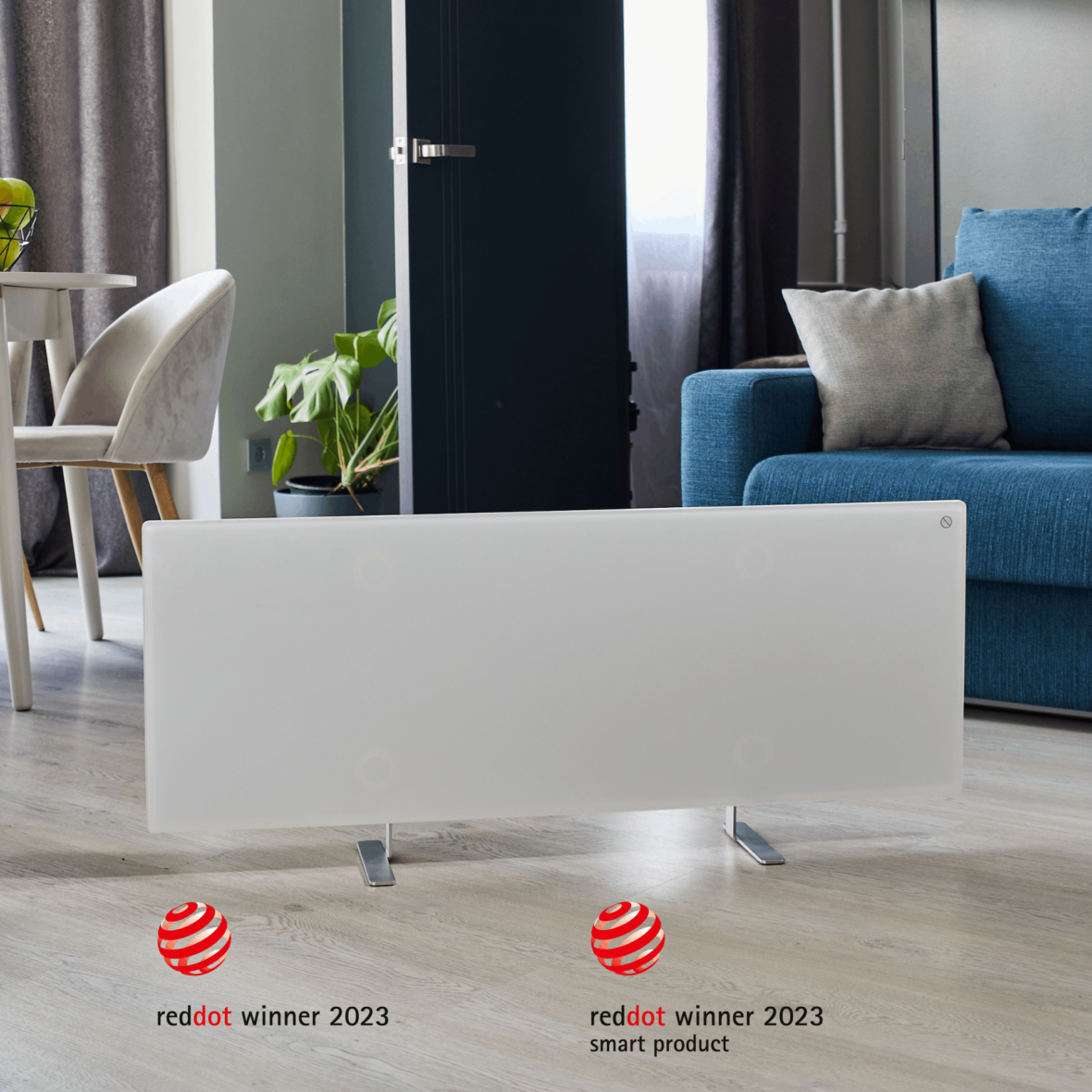 The Red Dot Award 2023 is given to AENO Premium Eco Smart Heater for